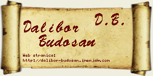 Dalibor Budošan vizit kartica